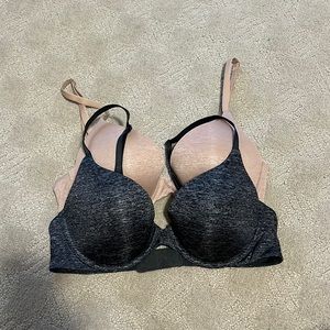 2 padded Victoria secret bras